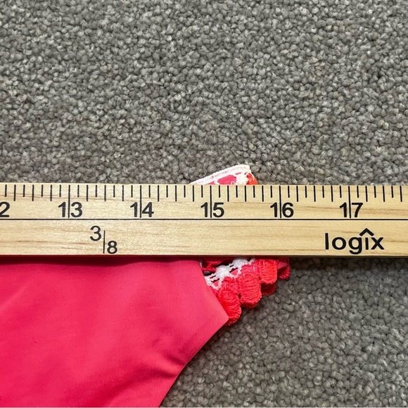 Becca by Rebecca Virtue NWT Neon Pink Bikini Bottom Size Large. - Picture 6 of 6